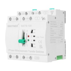 Comutator de transfer automat, PV, ATS Sinotimer, AC, 4 Poli Trifazic, 63A, MATS-100 4P 63PV